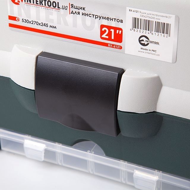 Ящик металлический для инструмента INTERTOOL, Ящик металлический для инструментов, Большой ящик для инструментов, WAJ