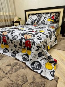 Комплект постільної білизни Премиум W20-08 Бязь наволочки 70*70см