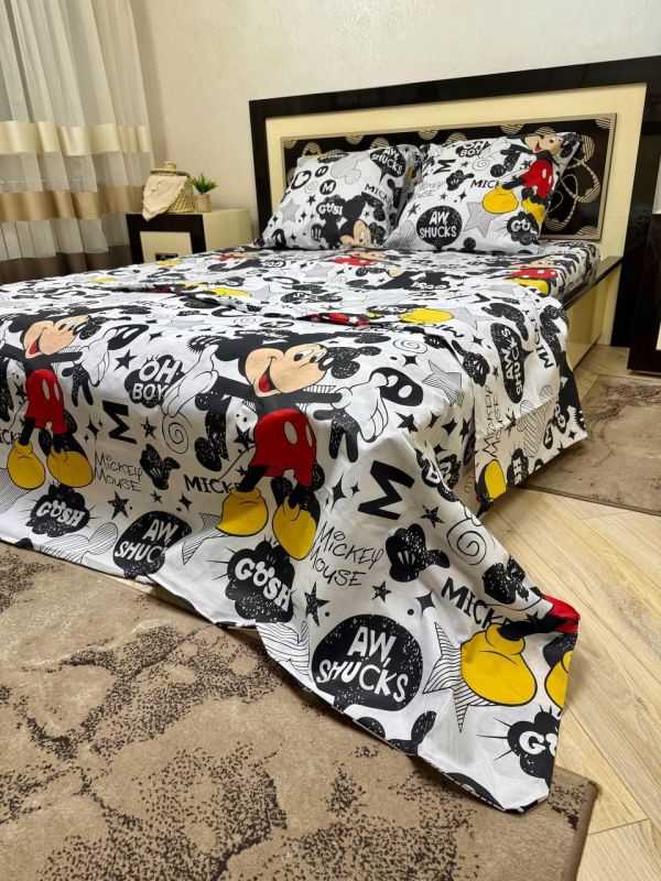 Комплект постільної білизни Премиум W20-08 Бязь наволочки 50*70см