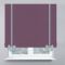 Римська штора DECOLIV Велюр с кантами и бантами лиловый