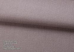 Римська штора DECOLIV Рогожка Premium с кантами и бантами капучино