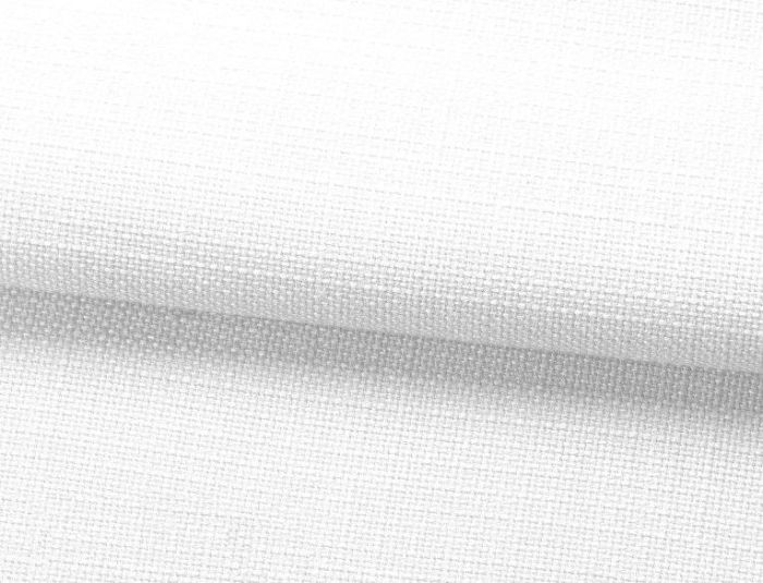 Римська штора Рогожка Premium з ланцюжковим карнизом з кантами та бантами білий