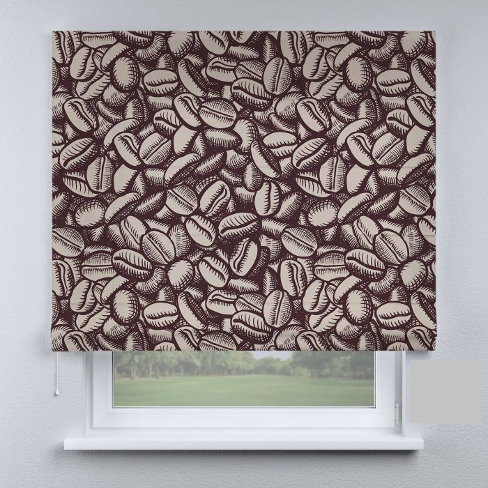 Римська штора з фотодруком зерна коричневі