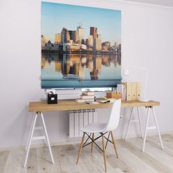 Римська штора з фотодруком місто