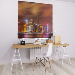 Римська штора DECOLIV город коричневый