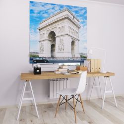 Римська штора з фотодруком архітектура