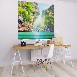 Римська штора з фотодруком скелі