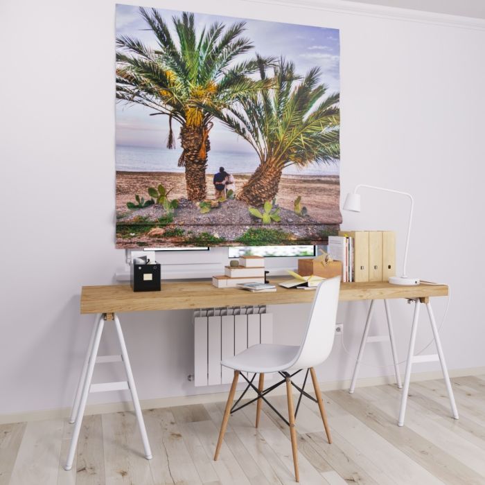 Римська штора з фотодруком пальми