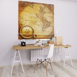 Римська штора з ланцюжковим карнизом карта старовинна