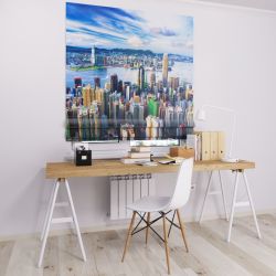 Римська штора DECOLIV город с птичьего полета