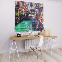 Римська штора з фотодруком міст у Венеції