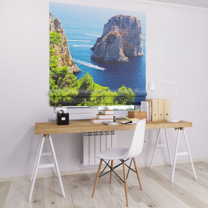 Римська штора DECOLIV скалы в море