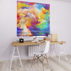 Римська штора з фотодруком абстракції