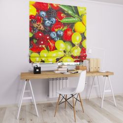 Римська штора з фотодруком фрукти