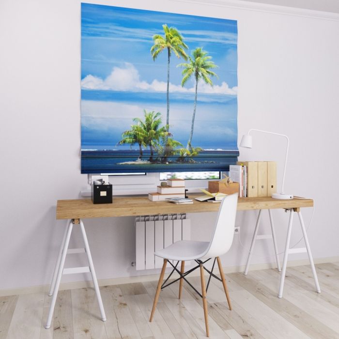 Римська штора DECOLIV пальмы в море