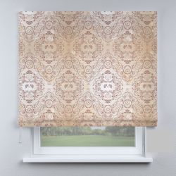 Римська штора з фотодруком вензеля з полосками