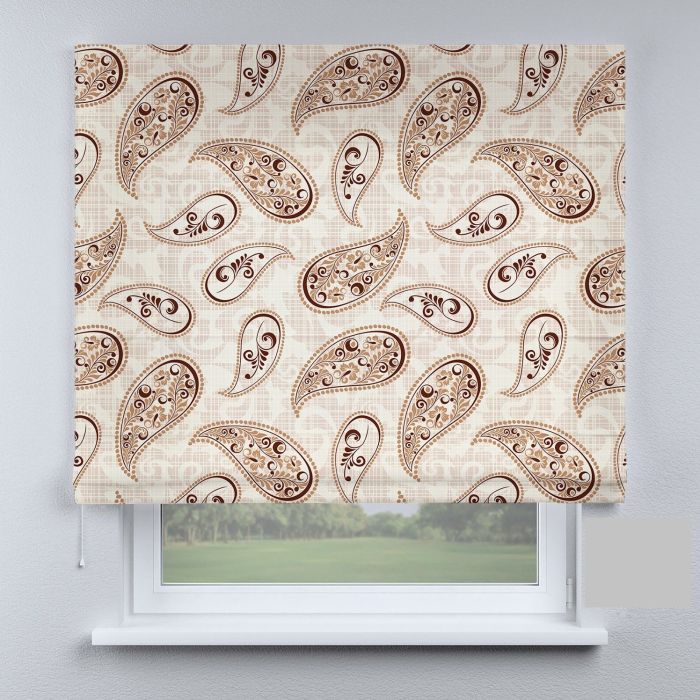 Римська штора DECOLIV капли коричневые