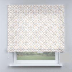 Римська штора з фотодруком візерунки бежеві маленькі