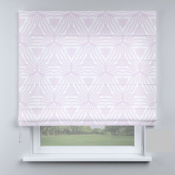 Римська штора з фотодруком ромби фіолетові