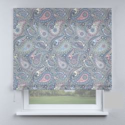 Римська штора DECOLIV мозаика с каплями синими