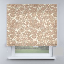 Римська штора з ланцюжковим карнизом мозаїка молочна