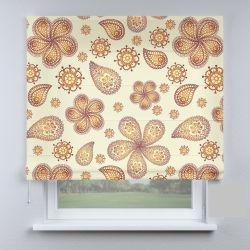 Римська штора DECOLIV коричневые с узорами