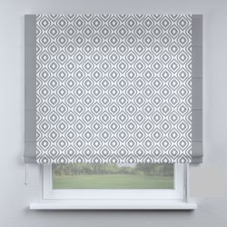 Римська штора DECOLIV канты серые