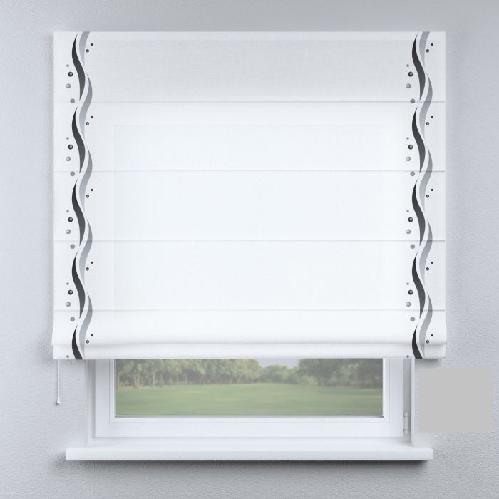 Римська штора DECOLIV белые с точками