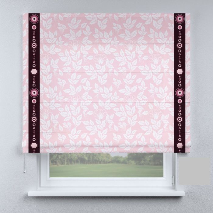 Римська штора DECOLIV розовые с кантами