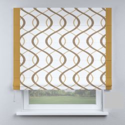 Римська штора DECOLIV волны коричневые большие