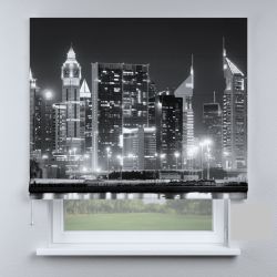 Римська штора DECOLIV Нью-Йорк черно-белый
