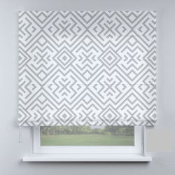 Римська штора з фотодруком геометрія сіра