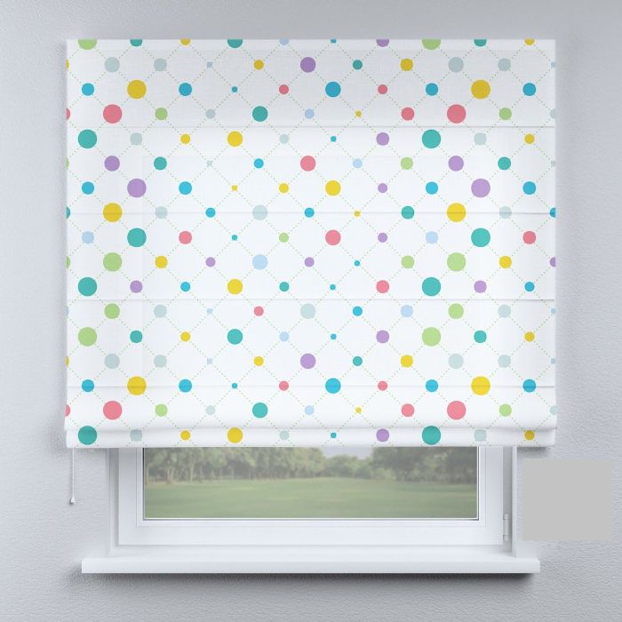Римська штора з фотодруком маленькі круги