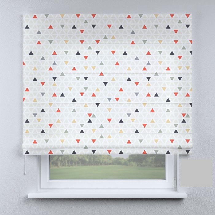 Римська штора з фотодруком маленькі трикутники