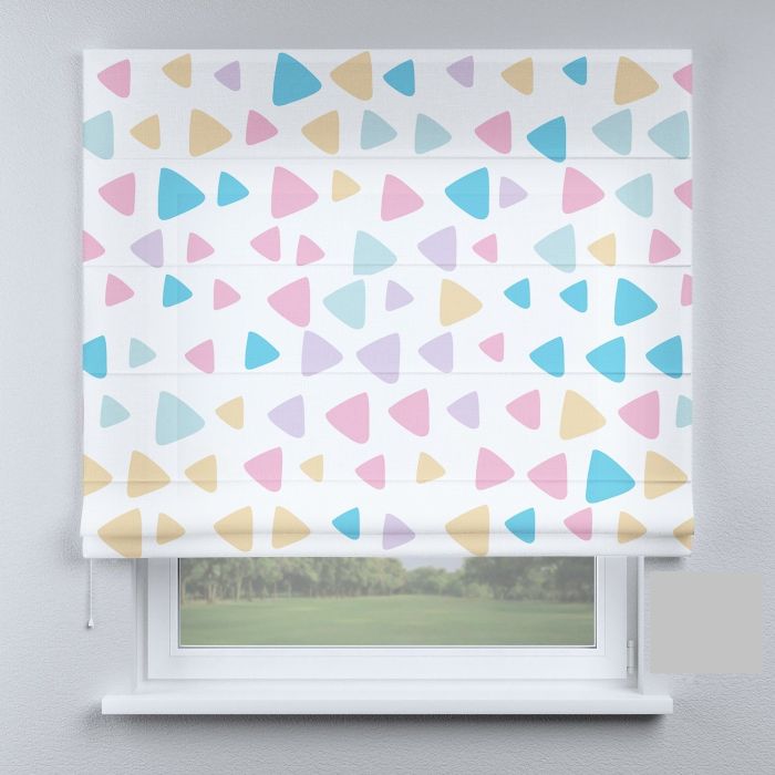 Римська штора DECOLIV треугольники цветные