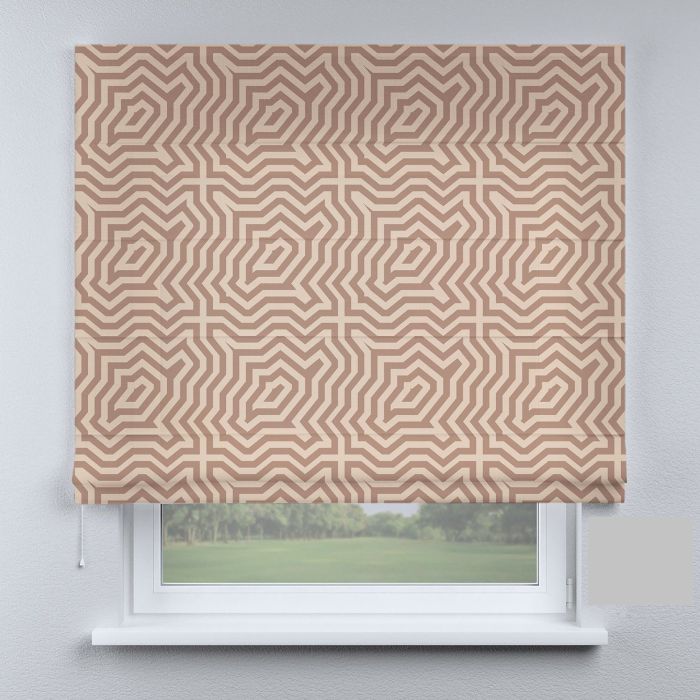 Римська штора DECOLIV мозаика темно-коричневая