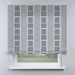 Римська штора з фотодруком смуги сірі