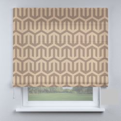 Римська штора DECOLIV абстракции темно-коричневые