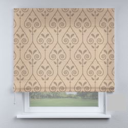 Римська штора з фотодруком оригінальні темно-коричневі