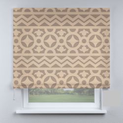 Римська штора з фотодруком темно-коричневі оригінальні