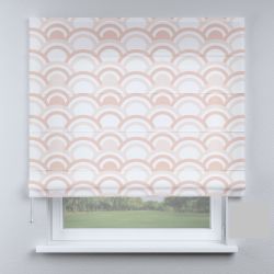 Римська штора з ланцюжковим карнизом хвилі