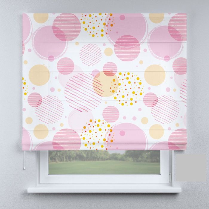 Римська штора DECOLIV шары розовые