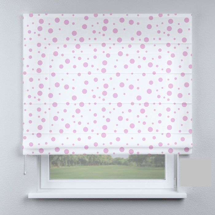 Римська штора DECOLIV кружки розовые