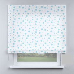 Римська штора з фотодруком кружки бірюзові