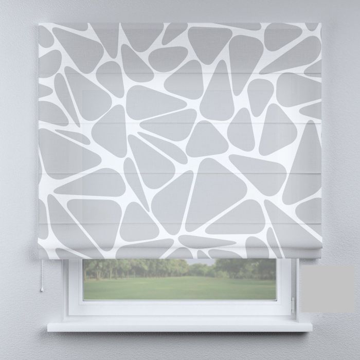 Римська штора DECOLIV камушки бело-серые