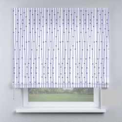 Римська штора з ланцюжковим карнизом нитки сині