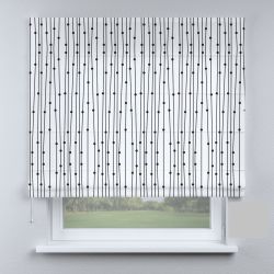 Римська штора з ланцюжковим карнизом нитки чорні