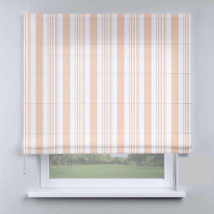 Римська штора з фотодруком помаранчеві полоси