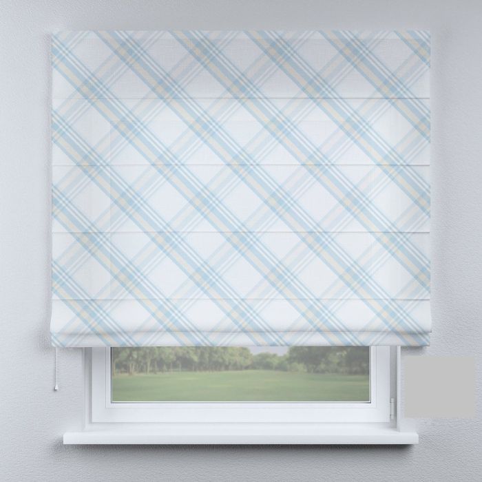 Римська штора з фотодруком блакитні лінії