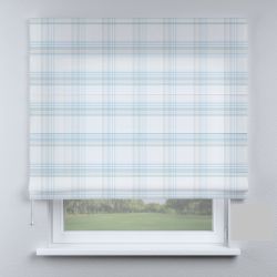 Римська штора DECOLIV голубые квадраты
